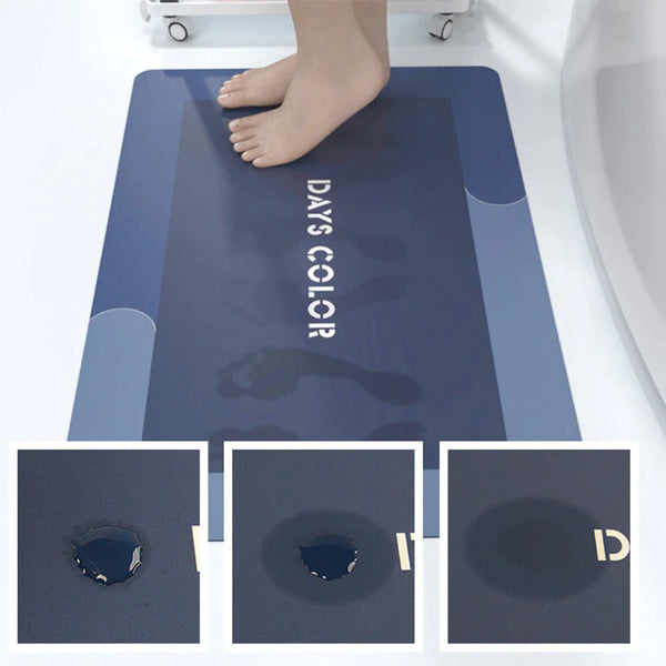 Napa Skin Super Absorbent Bath Mat Modern Simple Non-slip Floor Mats Quick  Drying Bathroom Carpet Home Oil-proof Kitchen Mat