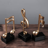 Home Decoration Music Note Crafts Wine Cabinet Decoration Art Resin Sculpture