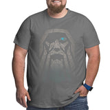 Men ODIN Vikings Valhalla T Shirt Cotton Vintage Big Tall Tops Plus Size Tees Big Size Large Clothing 4XL 5XL 6XL T-Shirts