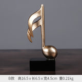 Home Decoration Music Note Crafts Wine Cabinet Decoration Art Resin Sculpture