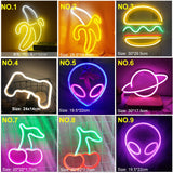 LED Neon Light Sign Wall Hanging Neon Sign Bar Model Neon Light  Wall Decoration Home Party Wedding Holiday Game Room Decor