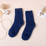 Winter Men's Super Thick Warm High Quality Harajuku Retro Snow Casual Antifreeze Wool Socks 3 Pair