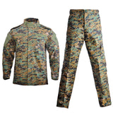 Military Uniform Camouflage Tactical Suit Men Army Special Forces Combat Shirt Coat Pant Set Camouflage Militar Soldier Clothes