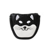 Golf Headcover Cute Akita Golf Club Head Cover for Driver Fairway Hybrid Putter PU Leather Protector Wood Covers