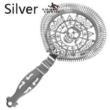 Skull And Mechanical Watch Bar Strainer Sprung Cocktail Strainer Stainless Steel Deluxe Strainer Bar Tools