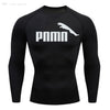 Branded Men's Clothing Suits Winter Thermal underwear Workout Clothing Compression tights Fitness T-shirt Quick dry Tracksuit