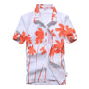 2021 Fashion Mens Short Sleeve Hawaiian Shirt Fast drying Plus Size Asian Size M-5XL Summer Casual Floral Beach Shirts For Men