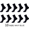 High Quality 10 Pairs/lot Men Bamboo Fiber Socks Men Breathable Compression Long Socks Business Casual Male Large size 38-45