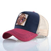 Baseball Caps Men Snapback Hip Hop Hats With Animals Patch Streetwear lovers' Trucker Caps Women Breathable Mesh Visor Bones