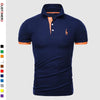 Dropshipping 13 Colors Brand Quality Cotton Polos Men Embroidery Polo Giraffe Shirt Men Casual Patchwork Male Tops Clothing Men