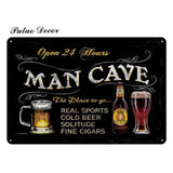 Putuo Decor Beer Metal Sign Plaque Metal Vintage Pub Funny Tin Sign Wall Decor for Pub Club Man Cave Bar Decoration Tin Plates