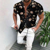 Summer Men's Printed Hawaii Casual Shirts 2021 Brand Streetwear Men's Clothing Cardigan High-End Short Sleeve Dress Shirt