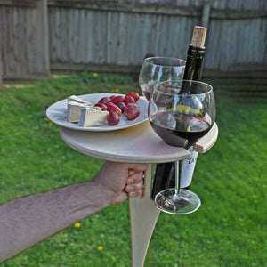 1x Outdoor Wine Table Portable Picnic Table Wine Glass Racks Collapsible Racks For Outdoor Garden Travel Beach Garden Furniture