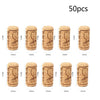 50 100 Pcs Wine Corks Stopper Reusable Functional Portable Sealing Stopper for Bottle Bar Tools Kitchen AccessoriesWine Bottle
