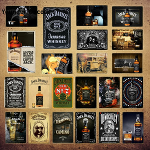 Vintage Whiskey Metal Poster