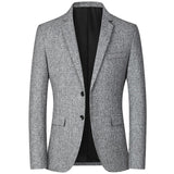 New Blazers Men Brand Jacket Fashion Slim Casual Coats Handsome Masculino Business Jackets Suits Striped Men's Blazers Tops