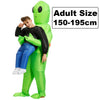 Adult Kids Alien Inflatable Costume Boys Girl Party Cosplay Costume Funny Suit Anime Fancy Dress Halloween Costume For Man Woman