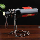 Retro Metal Wine Glass Shelf European Hanging Suspension Chain Magical Rack Excellent Quality Red Wine Holder Cabinet