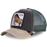 Panther Mesh Cap Animal Farm Trucker Baseball Cap Dad Hat Snapback WOLF Tiger Outdoor Beast Lion Toucan Net Hats Dropshipping