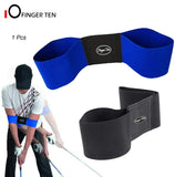 Hot Sale Professional Elastic Golf Swing Trainer Arm Band Belt Gesture Alignment Training Aid for  Eginner Practicing Guide